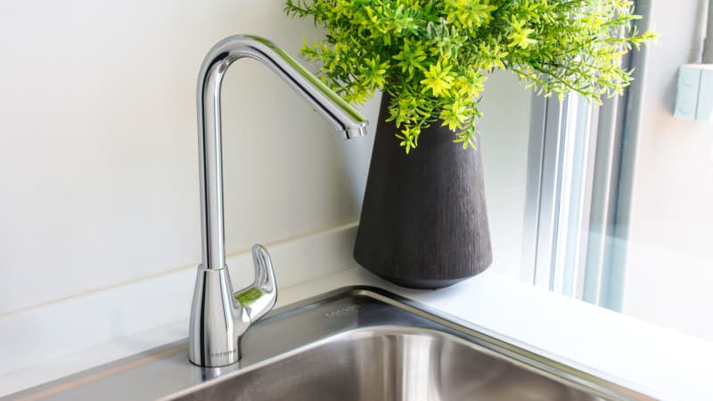 Imagen grifería para lavaplatos