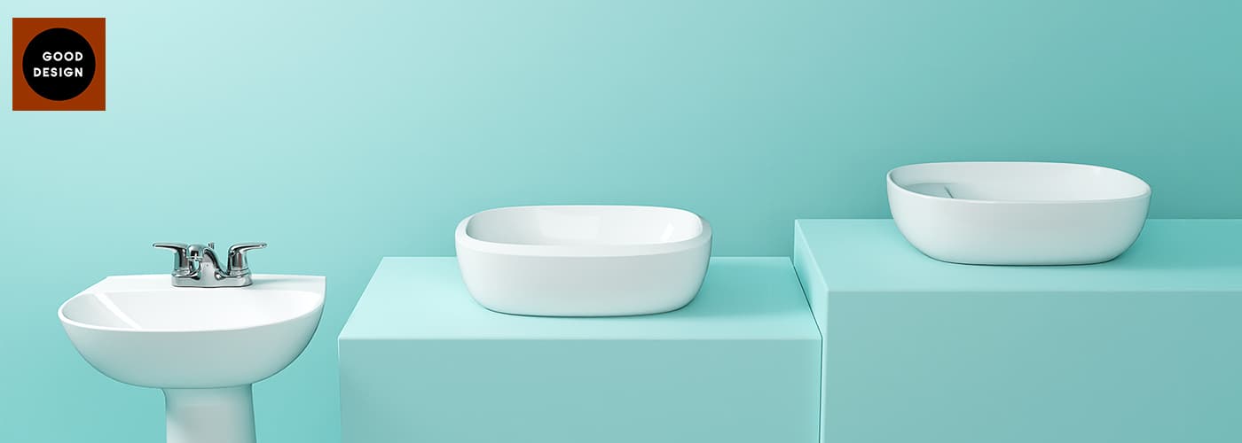 Lavamanos Corona con premio Good design